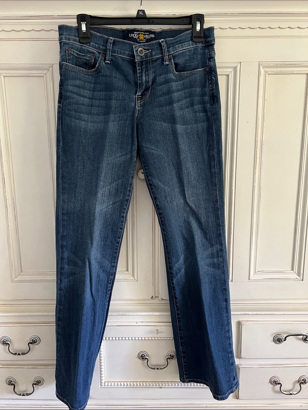 Lucky Brand Dark Blue Straight-Leg Women’s Jeans